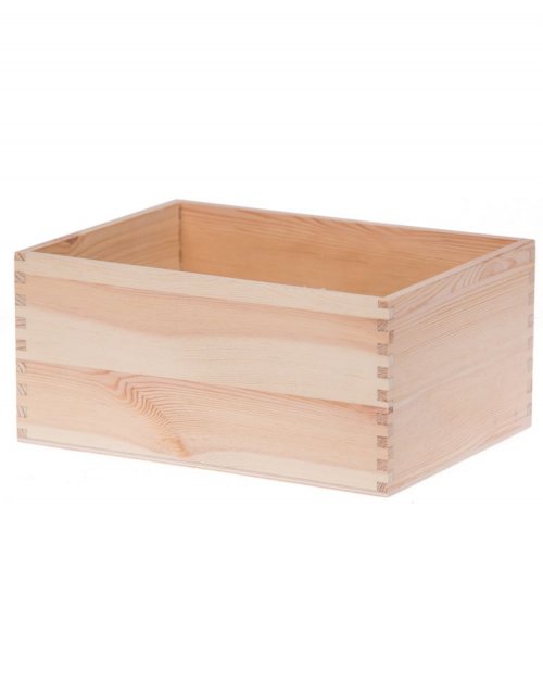 Bedýnka z borovicového dřeva 22x16x10 cm