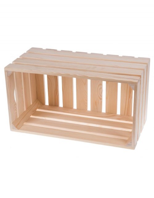 Dřevěná bedna na skladování