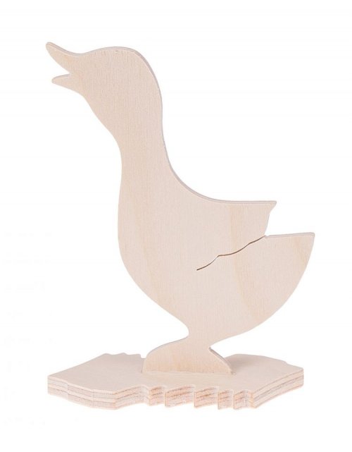 Dřevěná dekorace KAČKA 9 cm