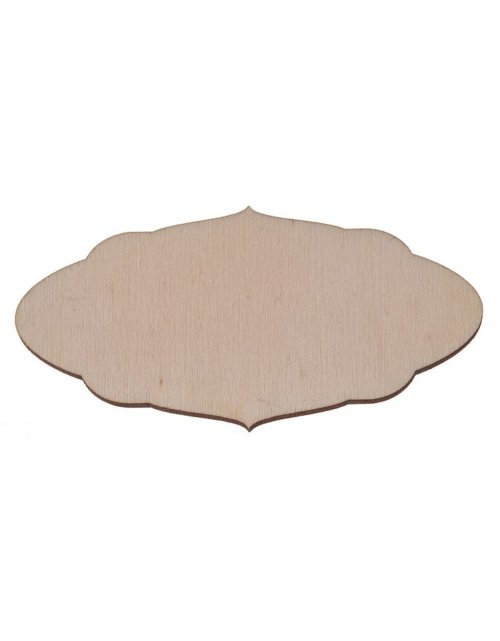 Dřevěná dekorační tabulka 8,5x4,5 cm