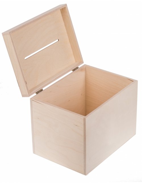 Dřevěná schránka na dopisy a přání