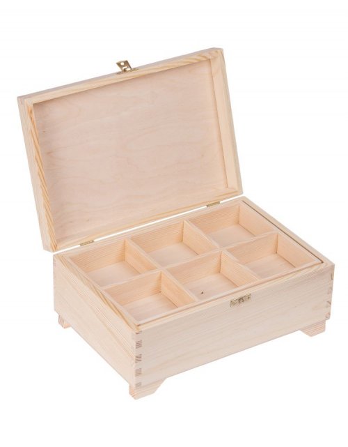 Přírodní dřevěná šperkovnice