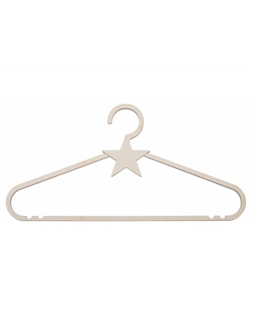 Dřevěné ramínko na šaty HVĚZDA 28x17 cm