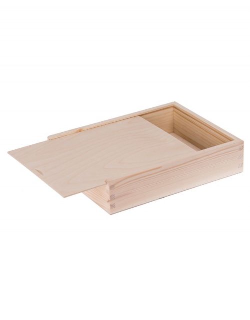 Dřevěný box na fotky 27x21x6 cm