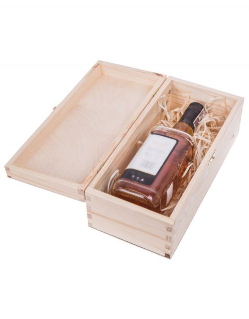 Dřevěný dárkový box na alkohol 30x14x11 cm
