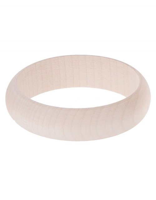 Dřevěný náramek oblý ø7x2 cm, lipové dřevo