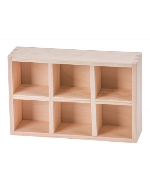 Praktický dřevěný organizér