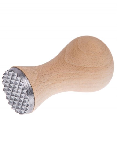 Ruční naklepávač masa s kovovými hroty ø4,5x11 cm