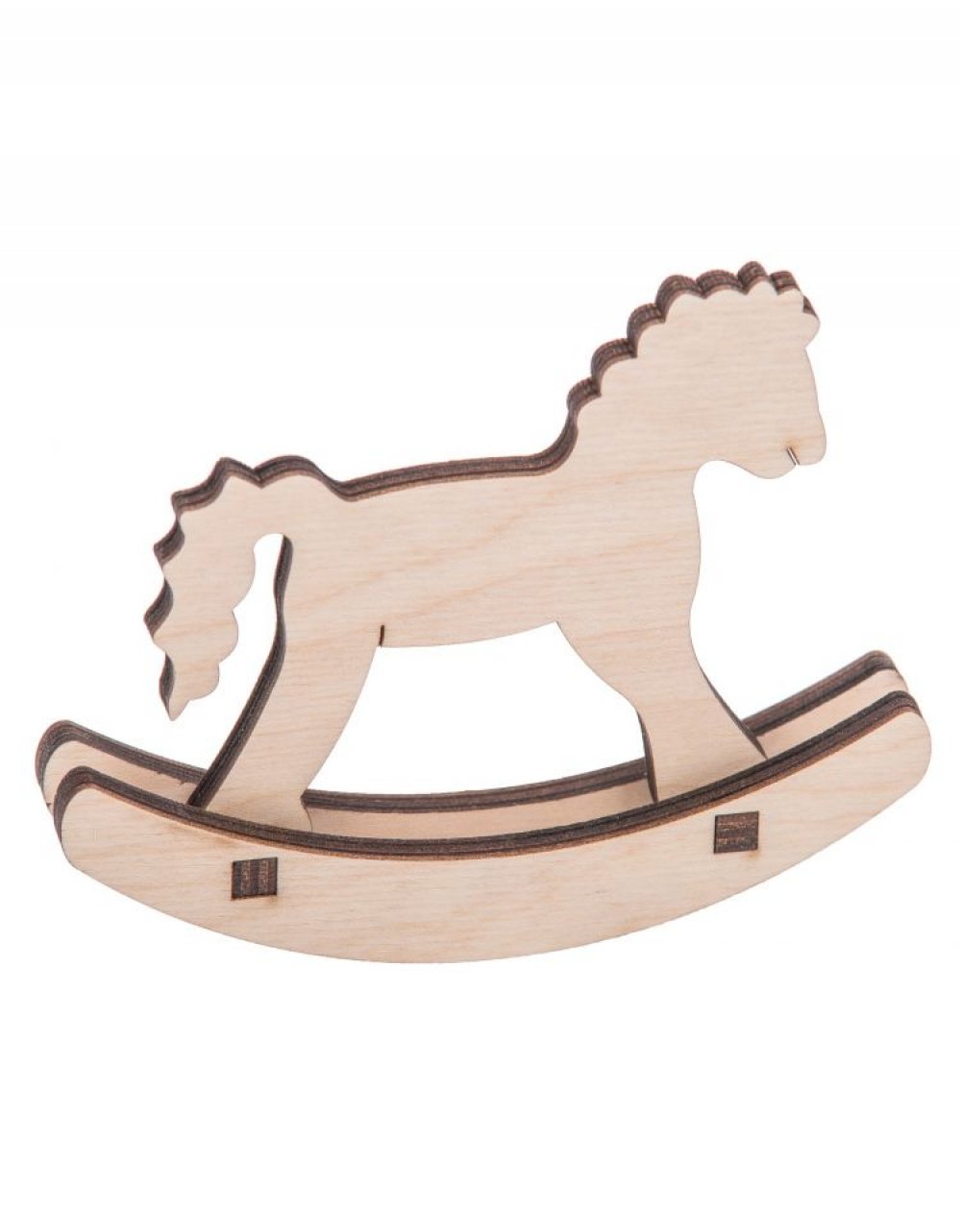 Dřevěná dekorace HOUPACÍ KONÍK 12 cm