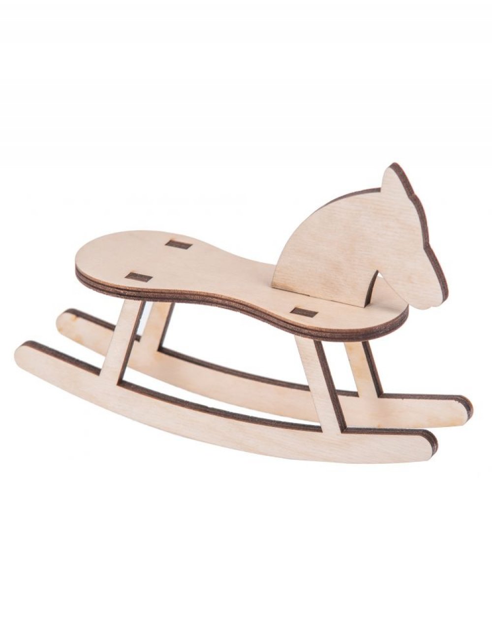 Dřevěná dekorace HOUPACÍ KONÍK 19 cm