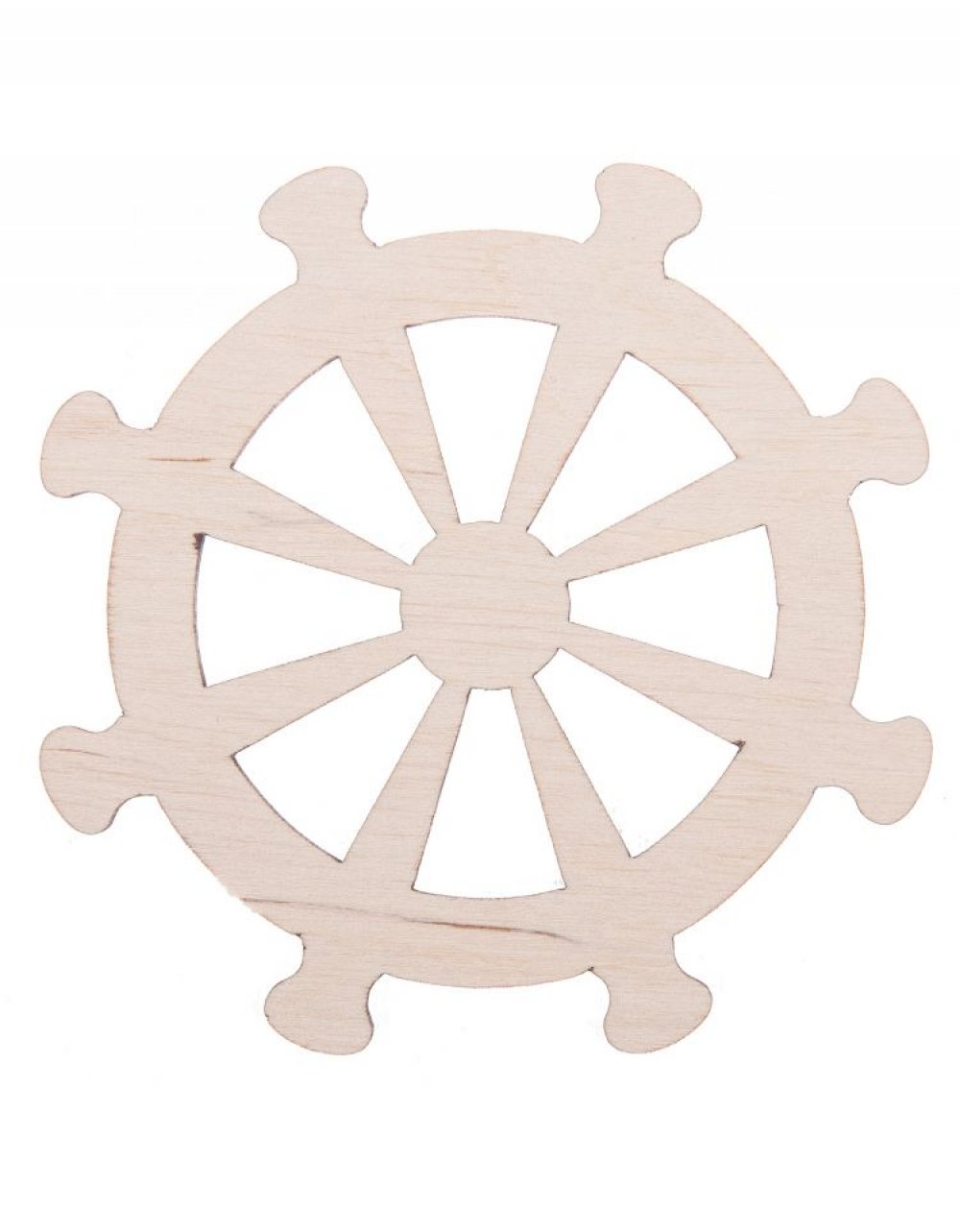 Dřevěná dekorace KORMIDLO 10x10 cm