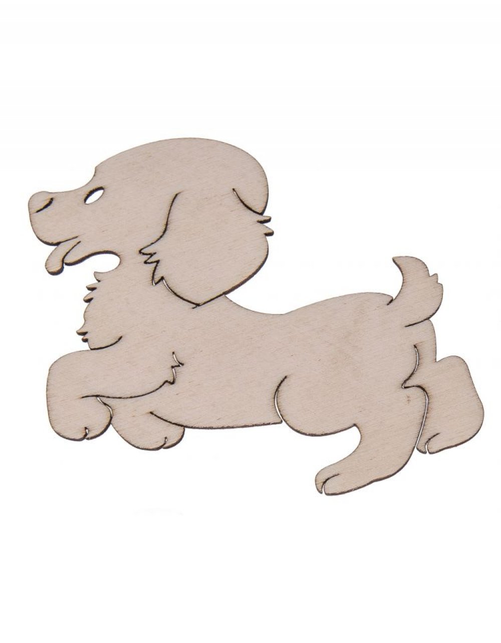 Dřevěná dekorace PEJSEK 10x10 cm