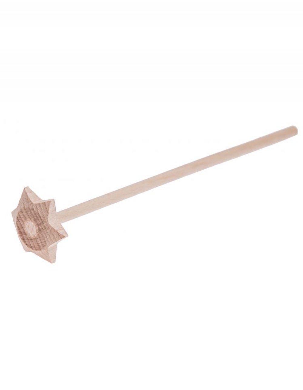 Přírodní dřevěná kuchyňská kvedlačka 30 cm, bukové dřevo