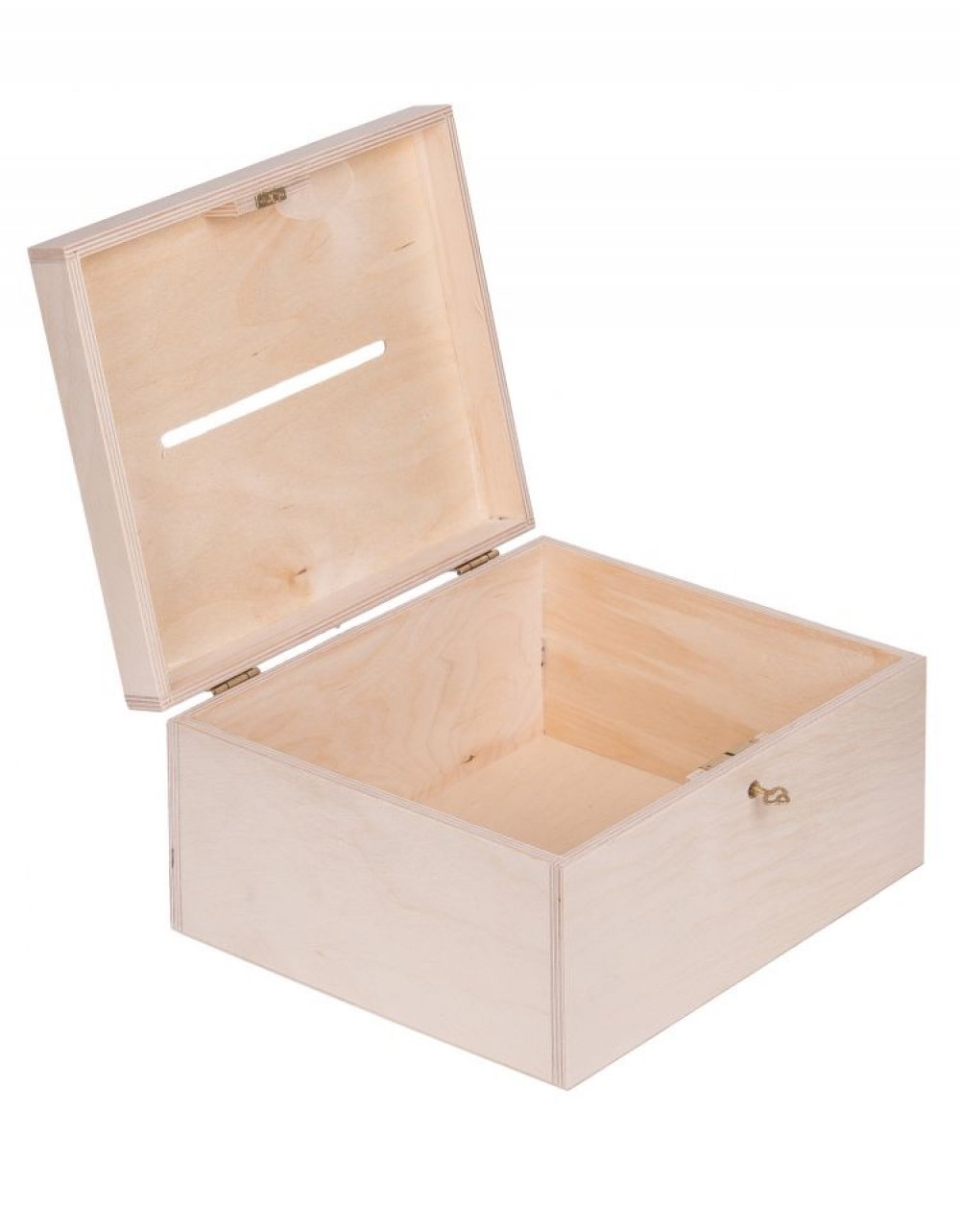 Dřevěná schránka na dopisy se zámkem 29x25x15 cm