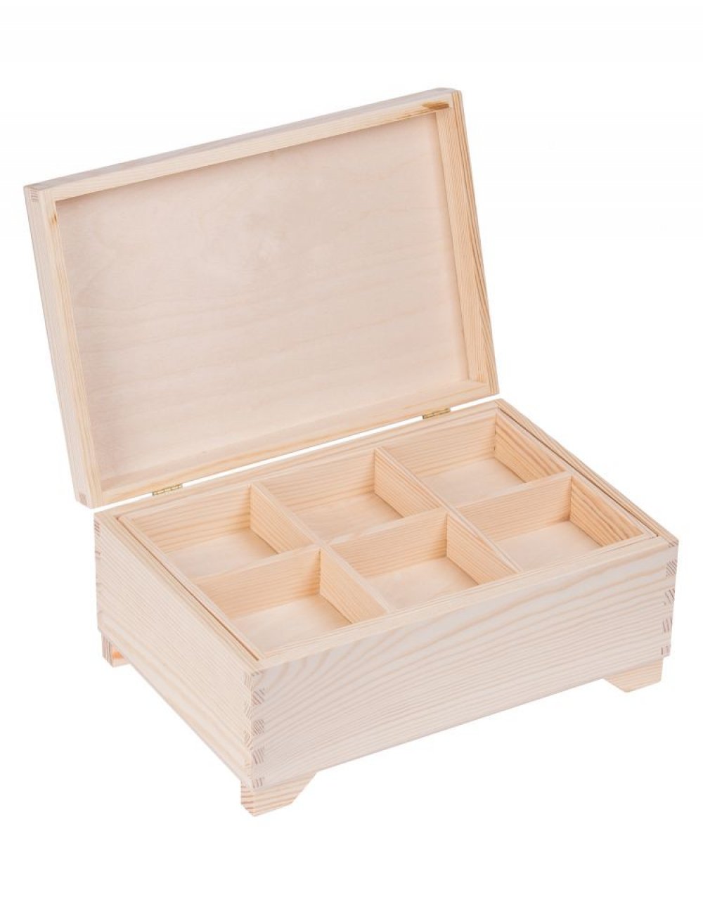 Přírodní dřevěná šperkovnice