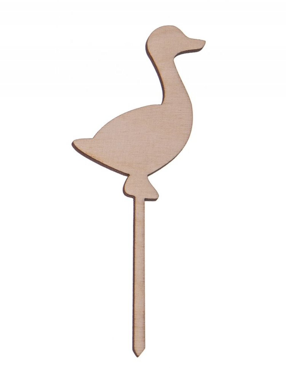 Dřevěná zapichovací ozdoba KAČKA 13x5 cm