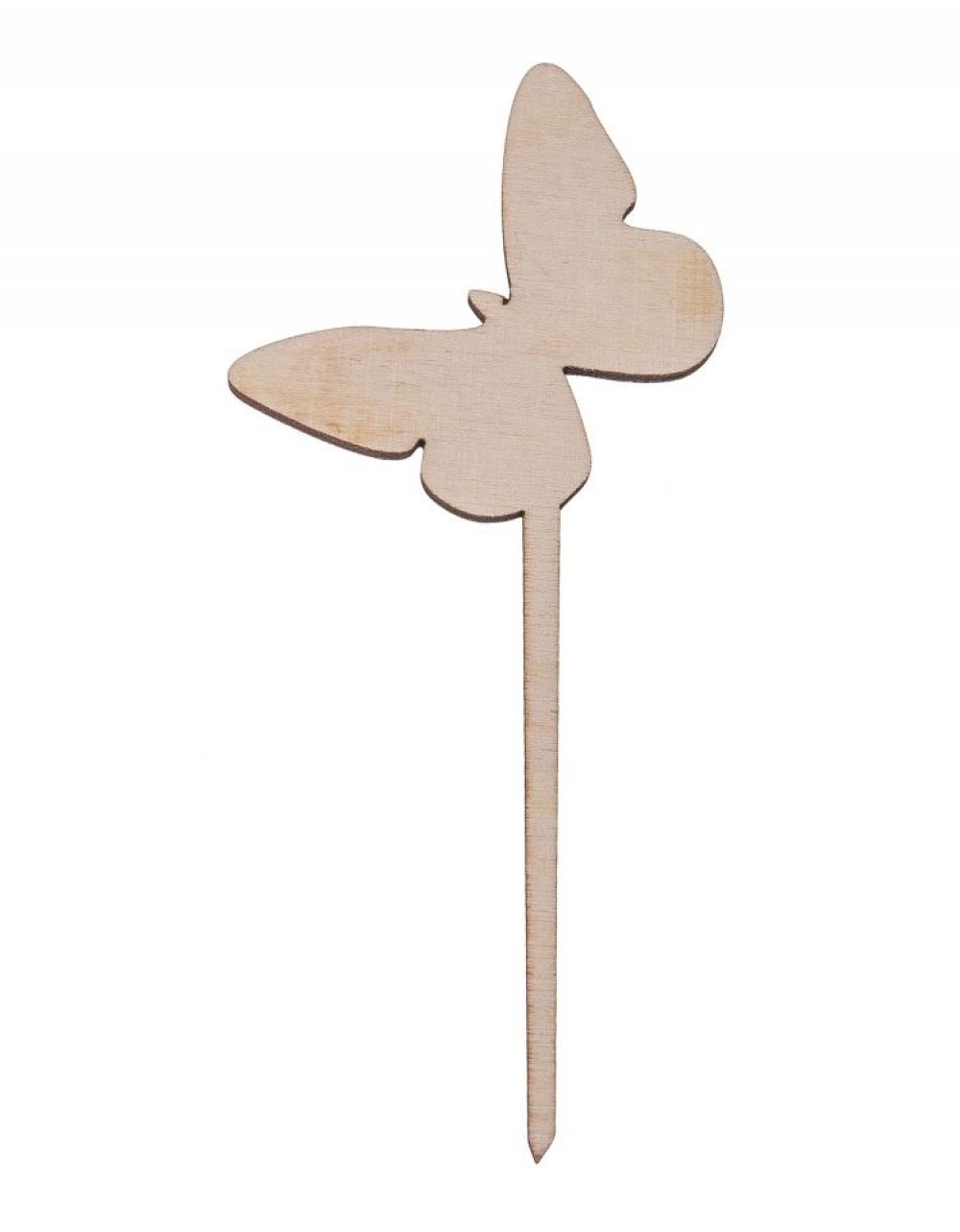 Dřevěná zapichovací ozdoba MOTÝLEK 13x5 cm