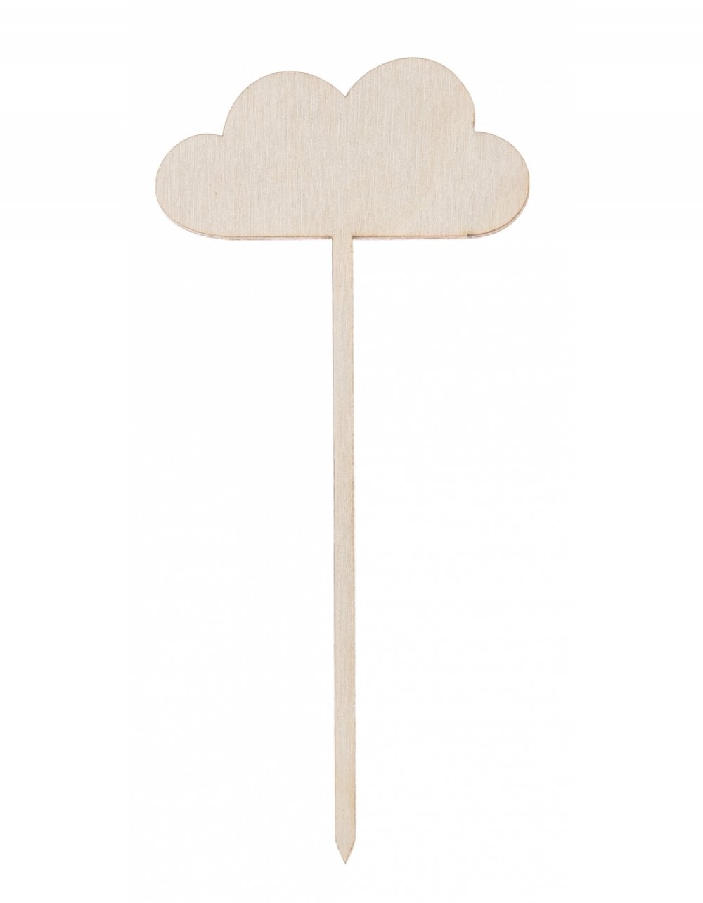 Dřevěná zapichovací ozdoba MRÁČEK 13x6 cm