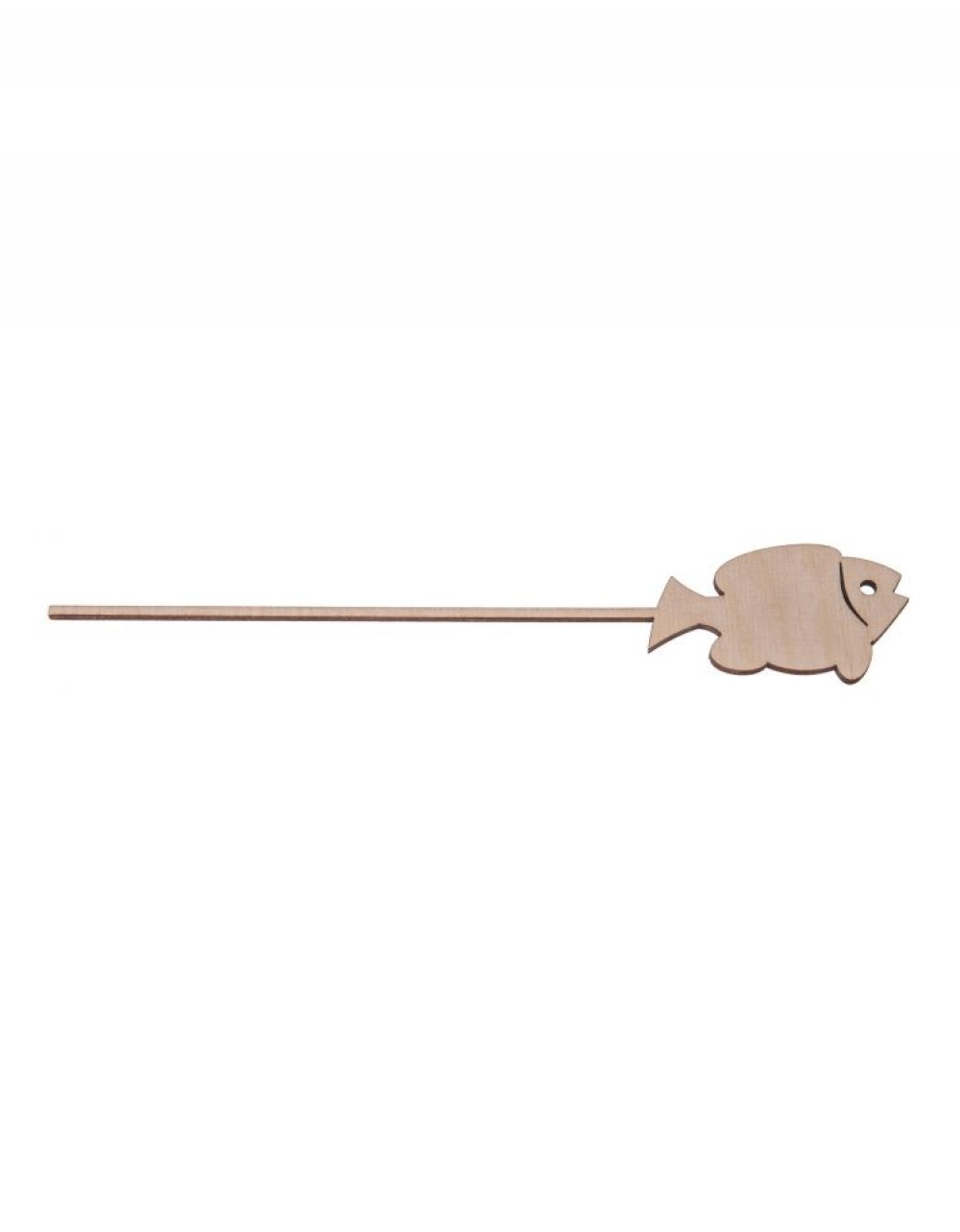 Dřevěná zapichovací ozdoba RYBIČKA 21x4 cm