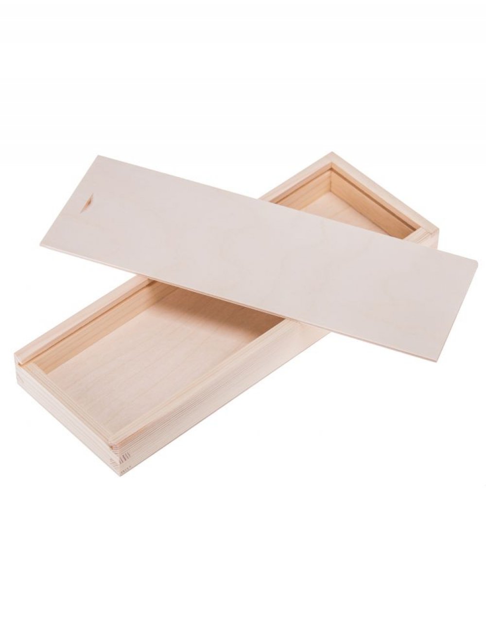 Přírodní dřevěná krabička 30x11x3,5 cm